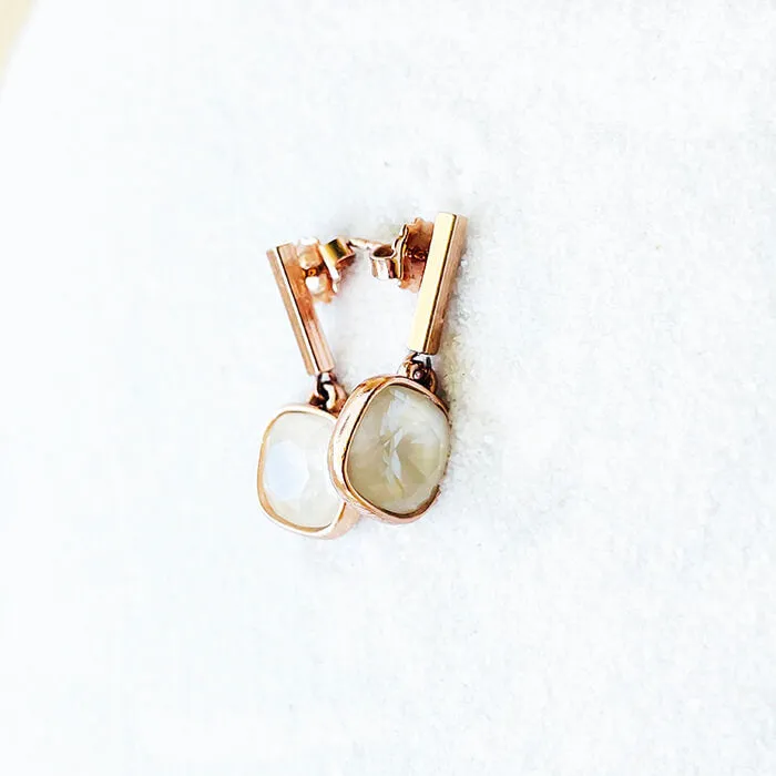 Syrus Swarovski drop earrings