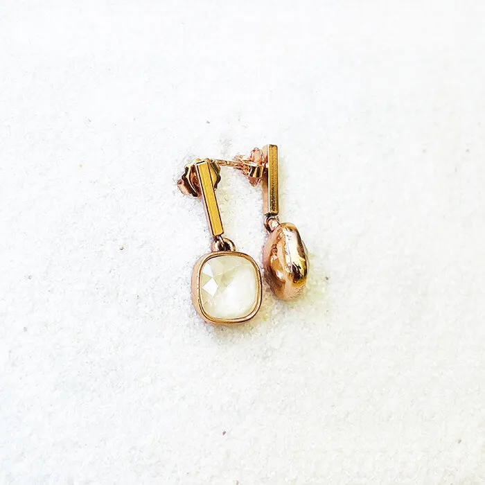 Syrus Swarovski drop earrings