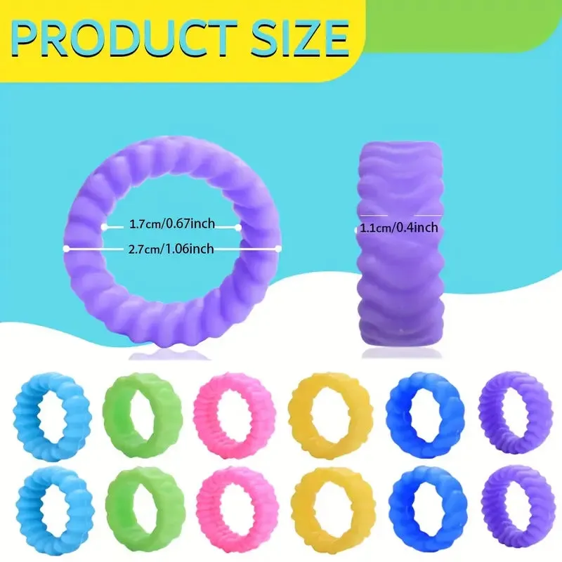 Tactile Silicone Fidget Rings
