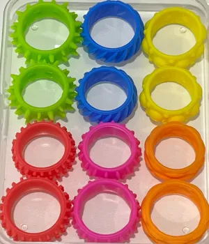 Tactile Silicone Fidget Rings