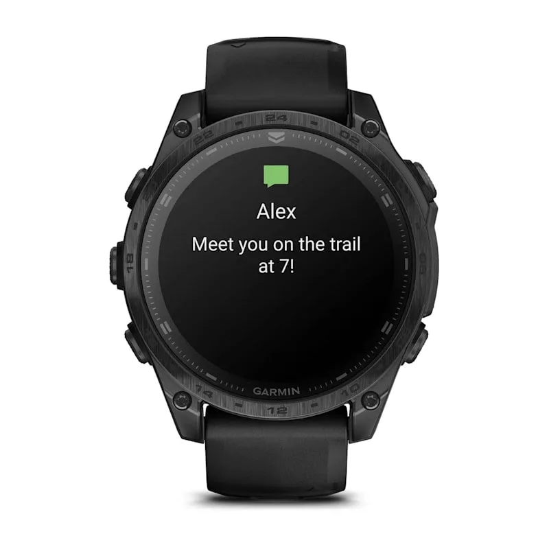 Tactix 8 Amoled Black Pebble Grey Silicone Band 47 MM