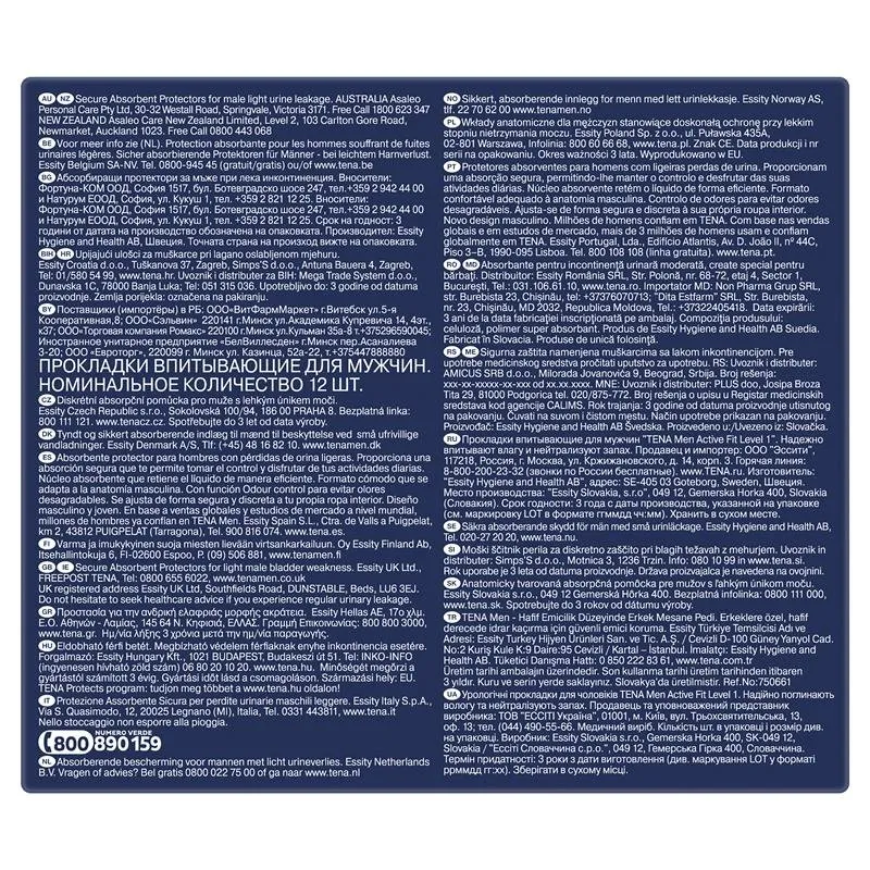 Tena Men Active Fit Absorbent Protector Level 1