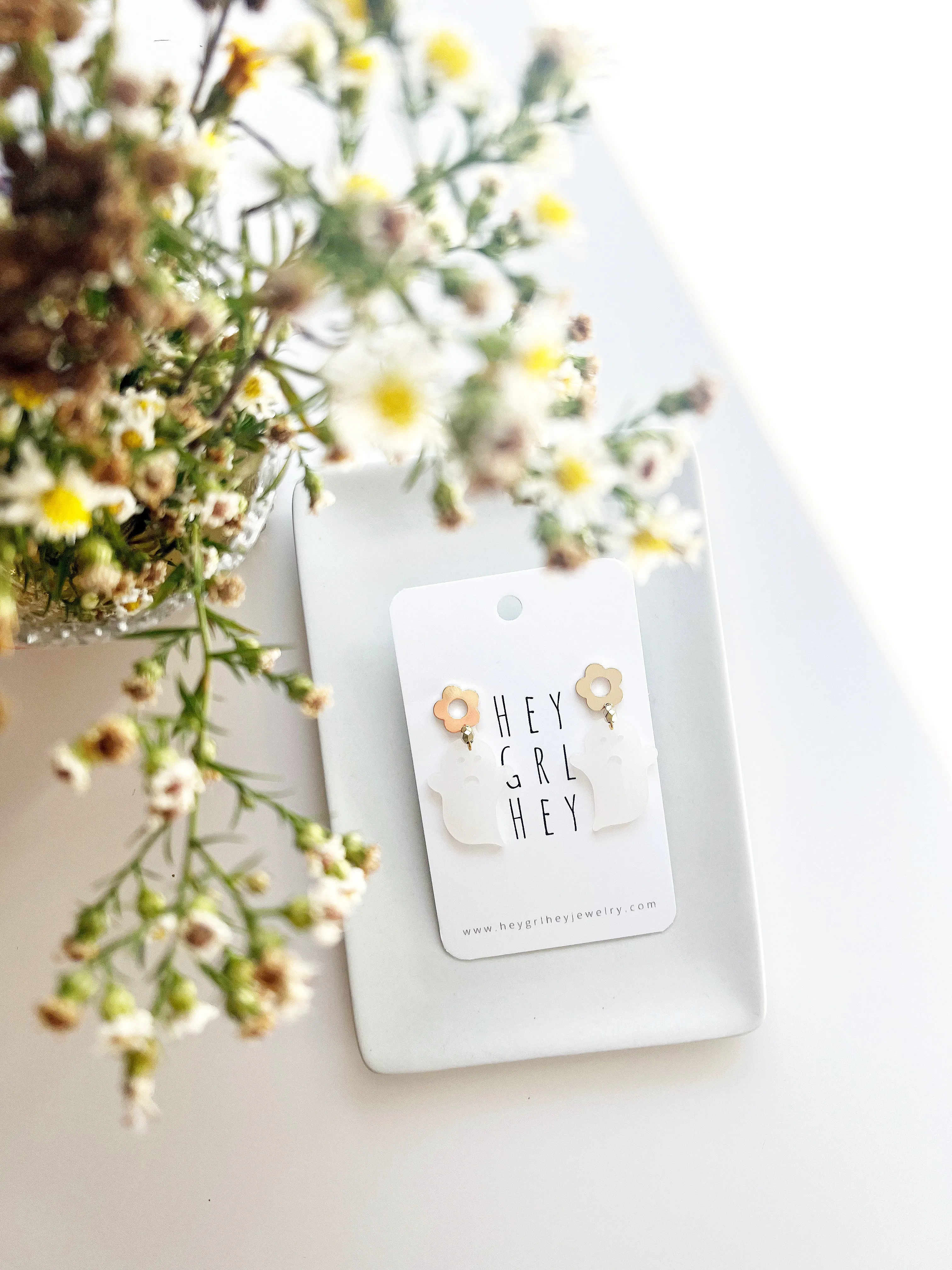The Luxe Ghost Earrings