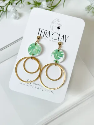 The Monstera Drop Dangles