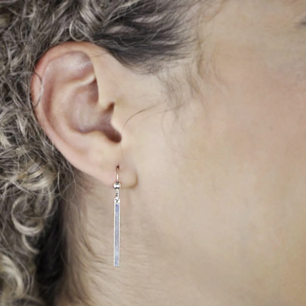 Thin Bar Earrings