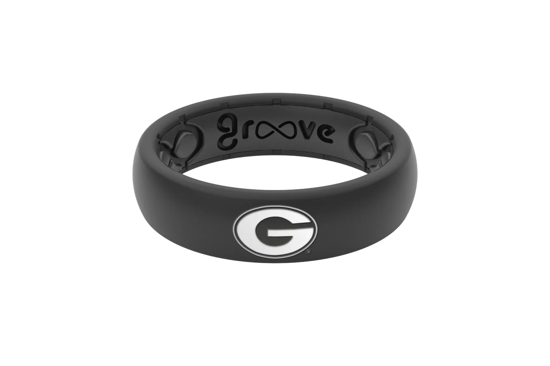 Thin College Georgia Black Logo