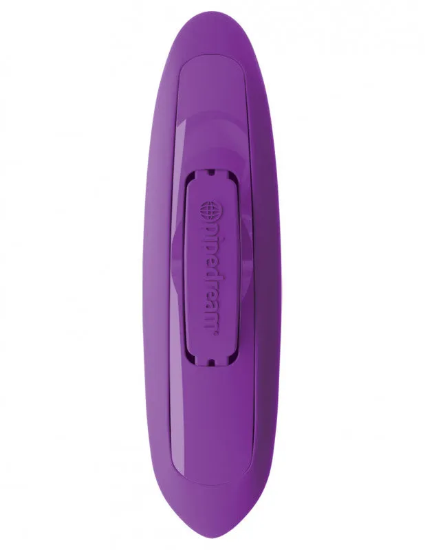 Threesome Rock n' Ride Silicone Vibrator - Purple