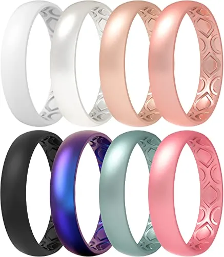 ThunderFit Breathable Silicone Rings