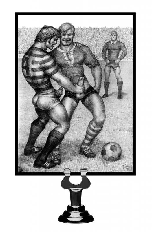 Tom of Finland Silicone  Ring With 3 Weighted Balls