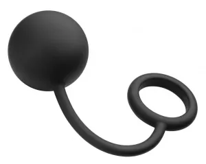 Tom of Finland Silicone  Ring With Heavy  Anal Ball