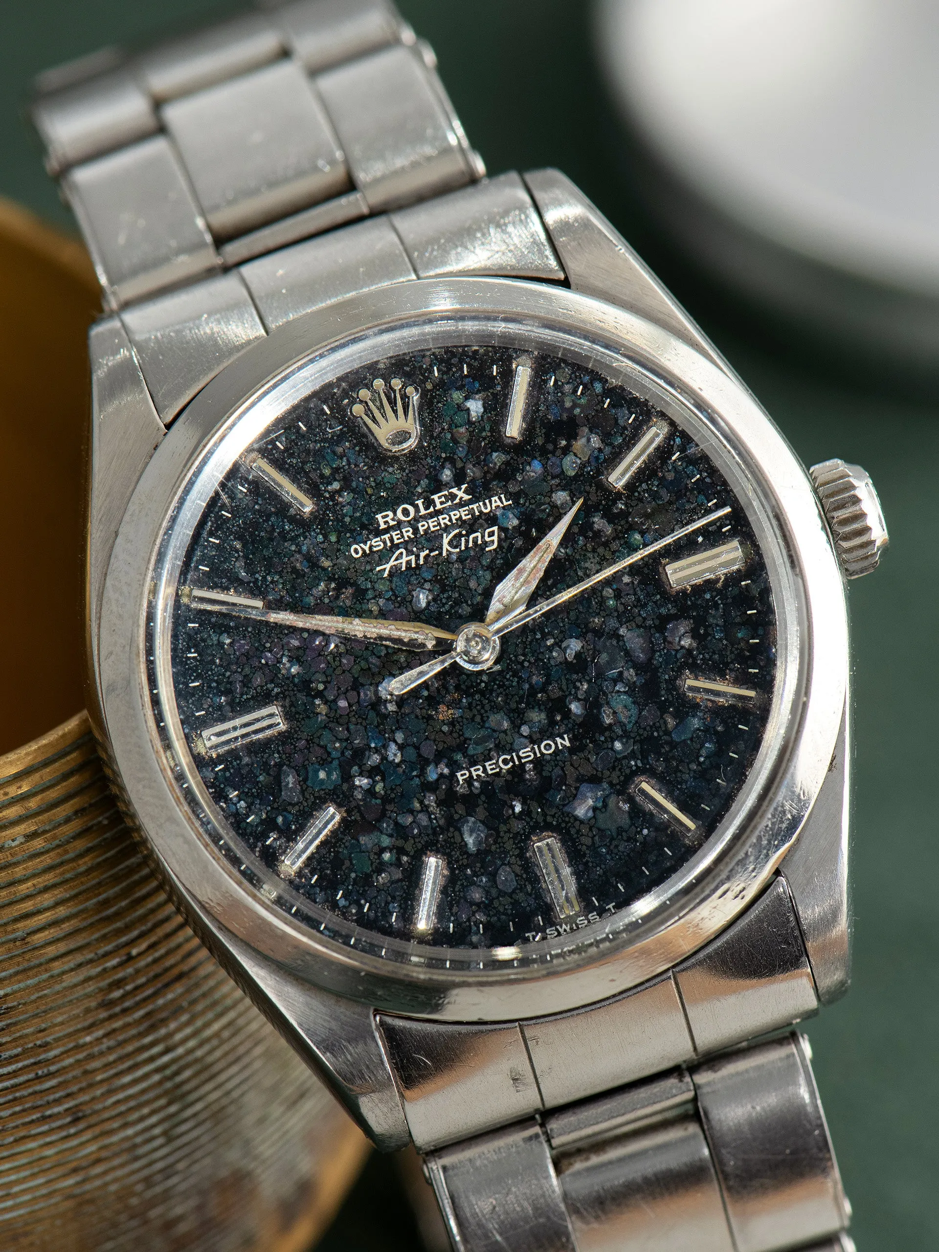 Tropical 1963 Rolex Air-King (Ref. 5500) Black "Gilt" Dial