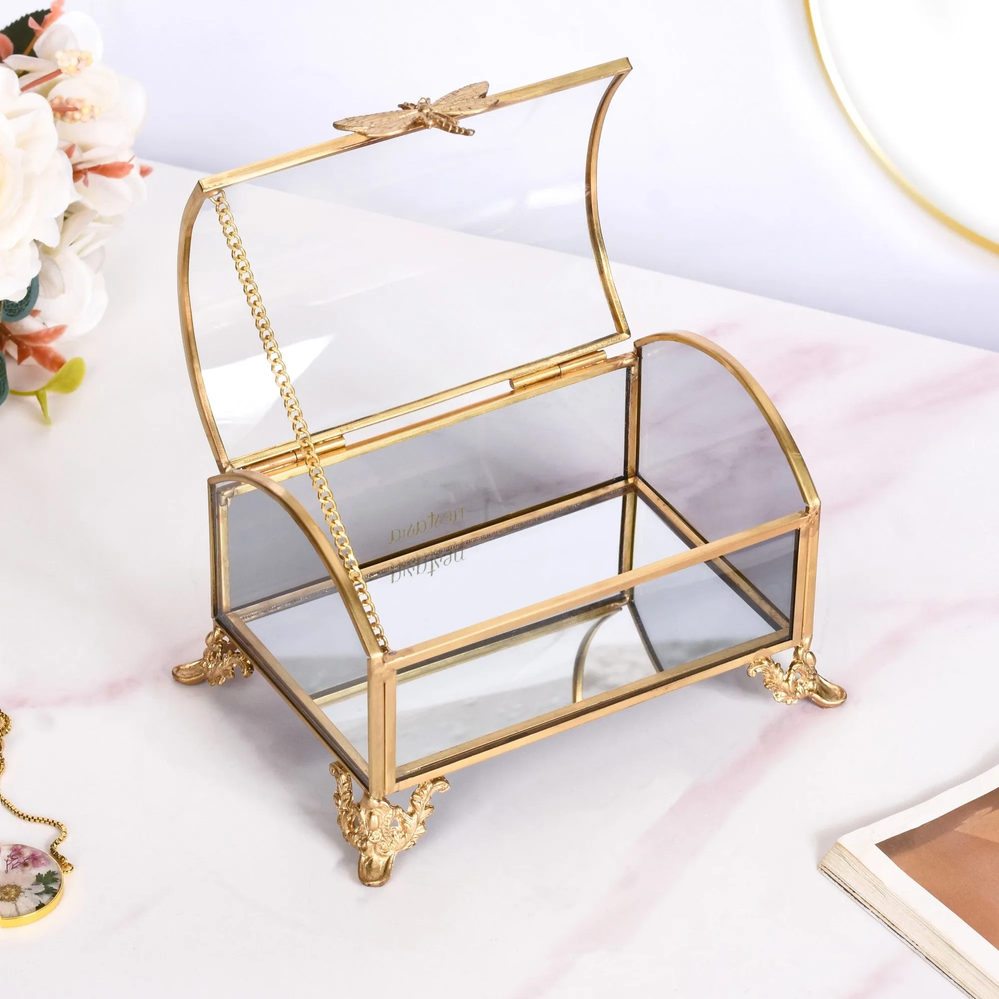 Vanity Box Treasure Chest Vintage