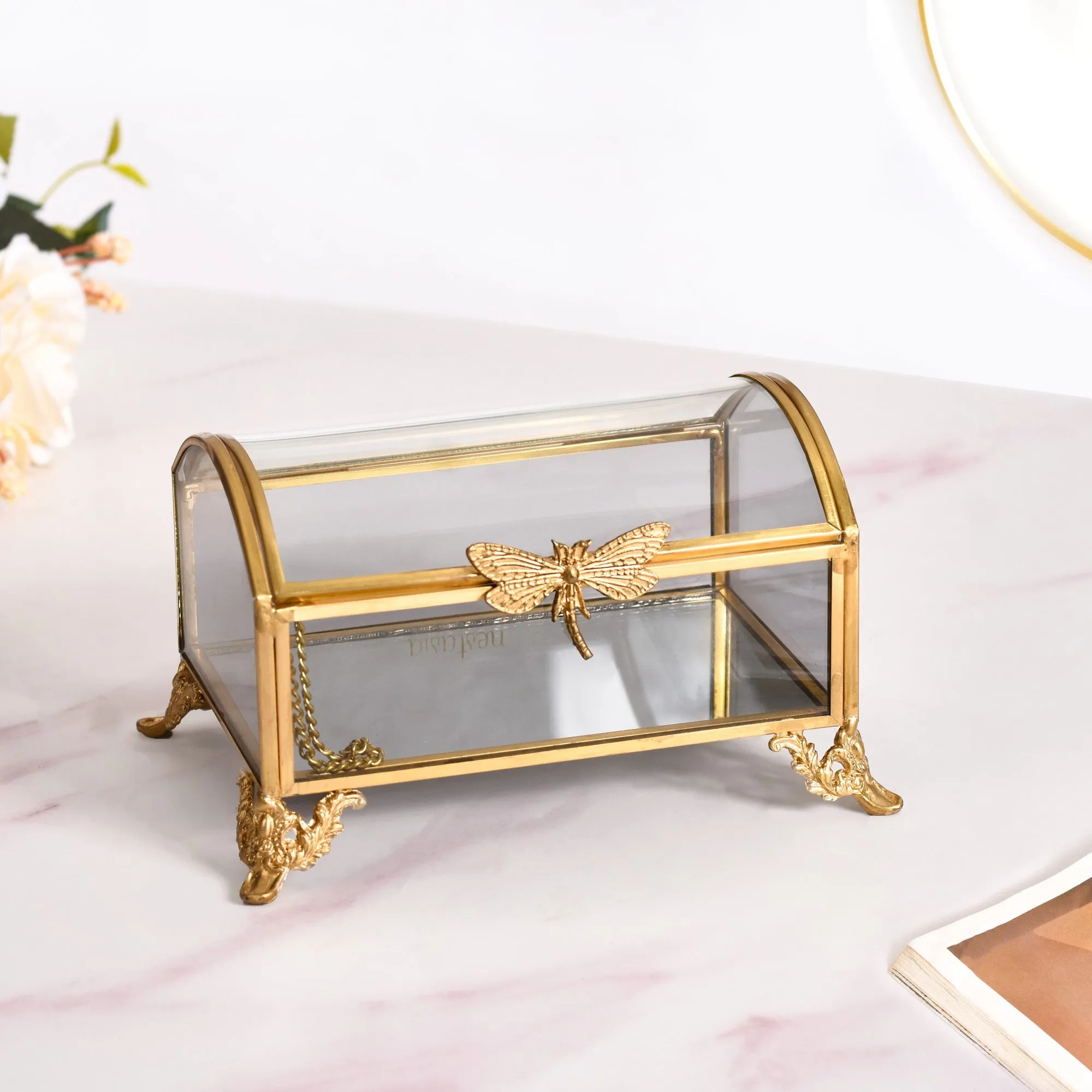Vanity Box Treasure Chest Vintage
