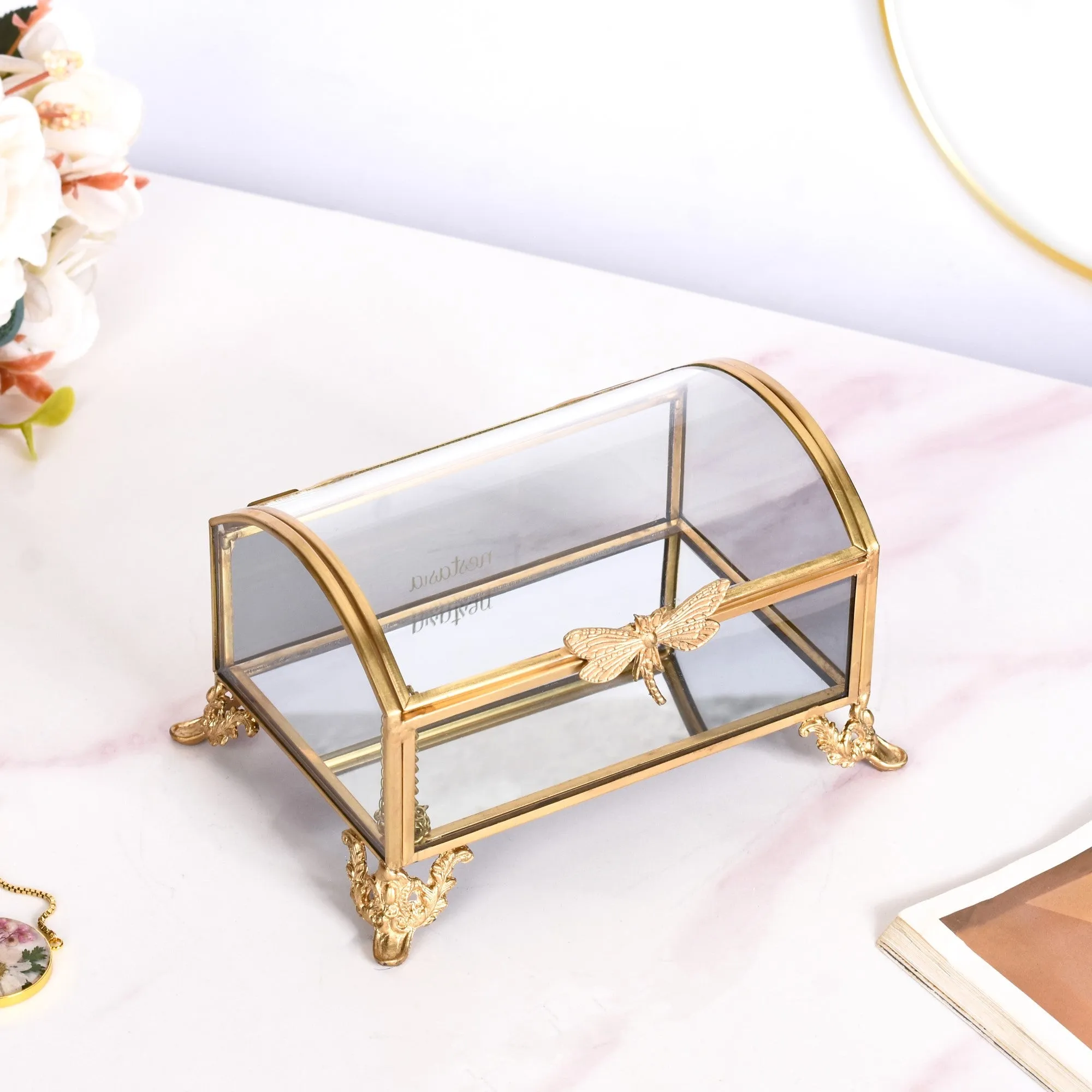 Vanity Box Treasure Chest Vintage