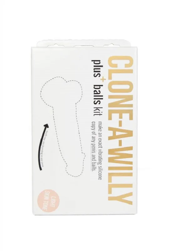 Vibrating Clone-A-Willy Plus Balls Kit