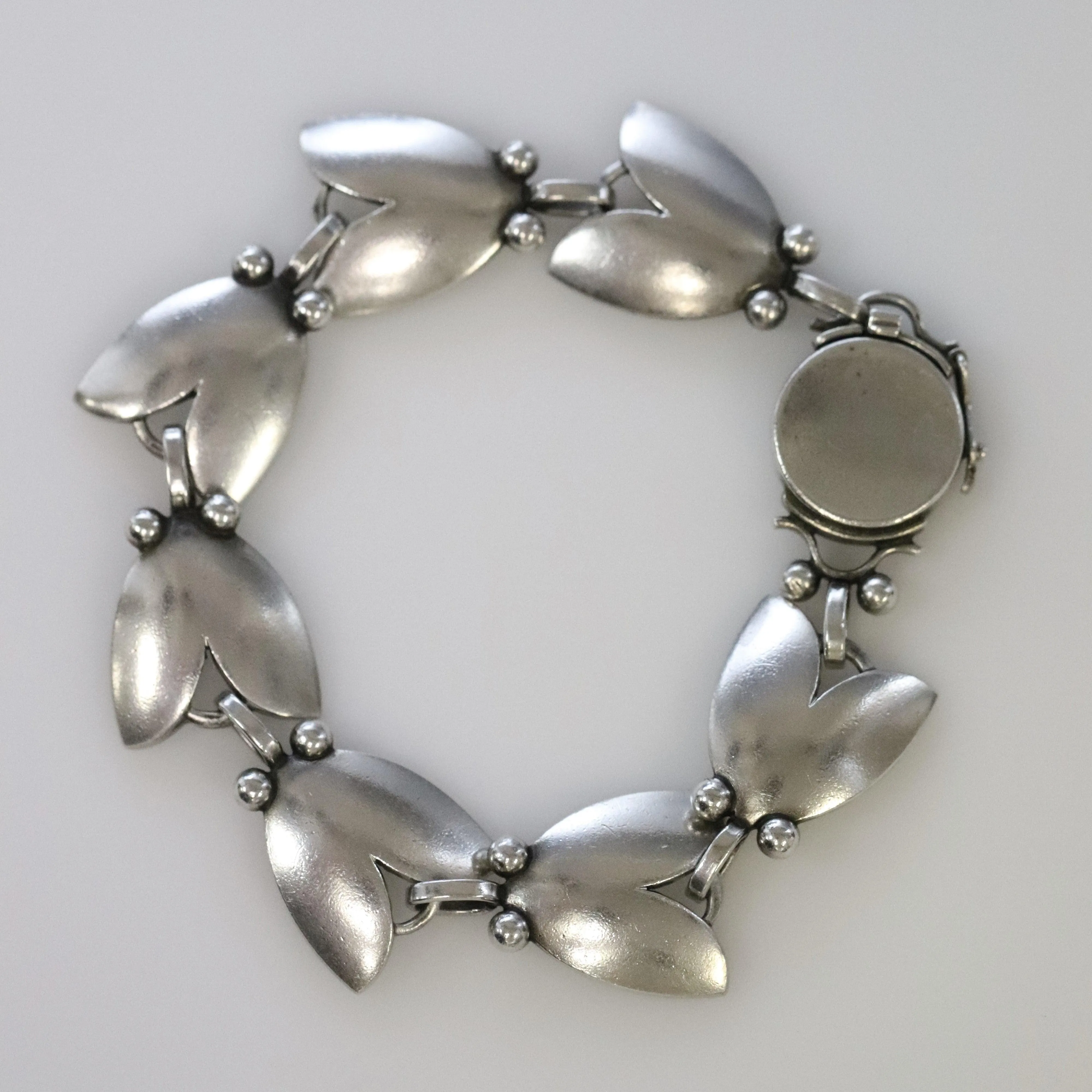 Vintage Georg Jensen Jewelry | Harald Nielsen Tulip Bracelet 93