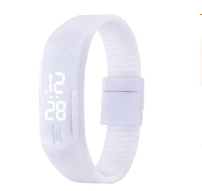 Waterproof LED Bracelet Watch Fashion Sports Watch White Light Touch Screen Electronic Student Watch