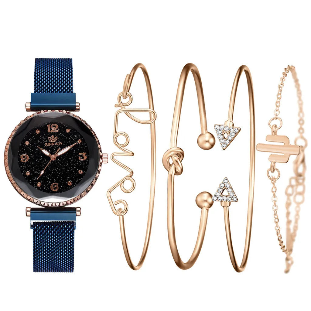 Women Watches Starry Sky