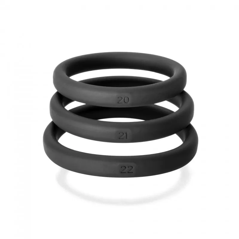 Xact- Fit 3 Premium Silicone Rings - #20, #21, #22