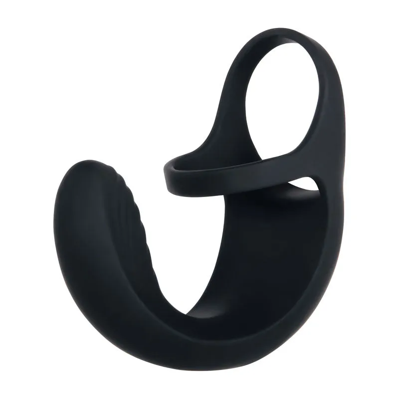 Zero Tolerance Vibrating Ball Cradle Cock Ring - Black