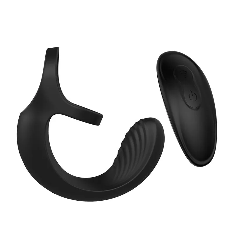 Zero Tolerance Vibrating Ball Cradle Cock Ring - Black
