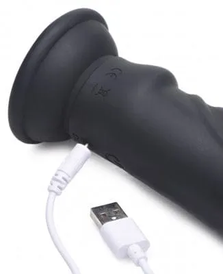 Zeus - E-Stim   Vibrating Dildo